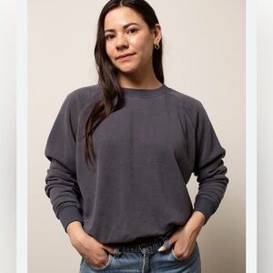 Jungmaven Alpine sweatshirt in diesel gray